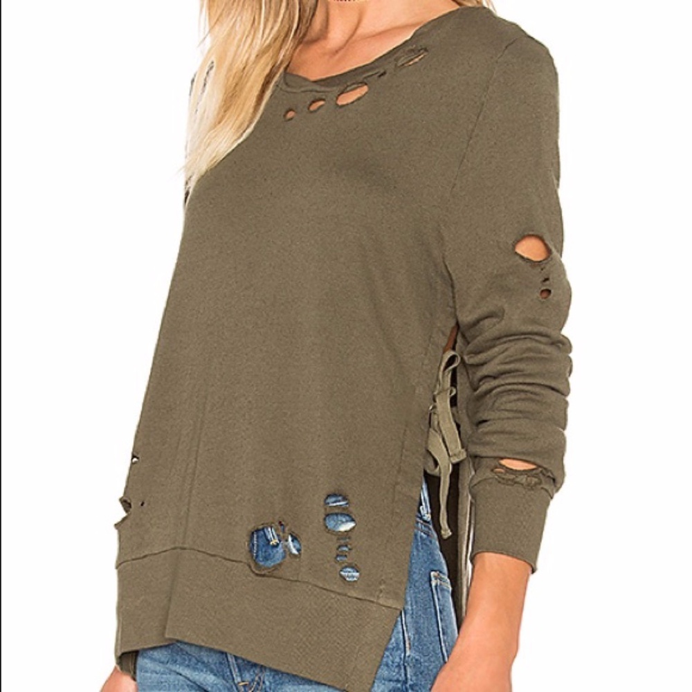 Pam & Gela Sweater with holes, XS